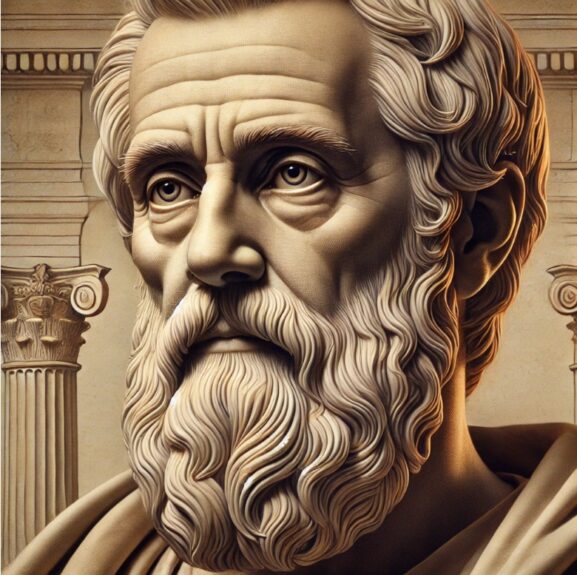 can you make me an image of Hippocrates The Father of Modern Medicine